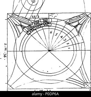 . Inglese: Fleuron dal libro: un trattato di architettura, con commenti e osservazioni. Da quel maestro eccezionale della stessa Sebastian Le Clerc, ... 227 Un trattato di architettura, con commenti e osservazioni Fleuron T208309-23 Foto Stock