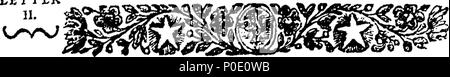 . Inglese: Fleuron dal libro: una vista del principal deistical scrittori del passato e presente secolo. Vol. II. Contenente le osservazioni sulla Sig. Hume di saggi filosofici; e una difesa naturale e la religione rivelata, contro i tentativi effettuati su entrambi nelle opere postume della fine del Signore il visconte Bolingbroke. Con una conclusione, in un indirizzo di Deists e professata cristiani. Da John Leland, D.D. 243 Una vista del principal deistical scrittori del passato e presente secolo Fleuron T140688-8 Foto Stock