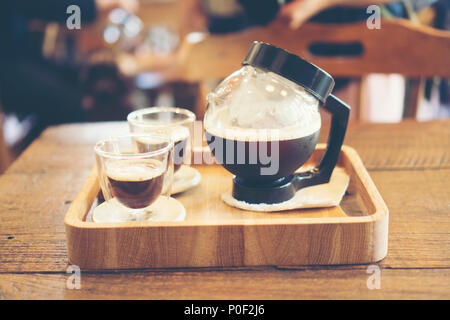 Nitro cold brew coffee Foto Stock