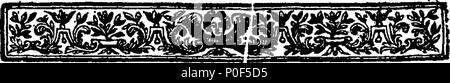 . Inglese: Fleuron dal libro: un trattato sul funzionamento elevato per la pietra con XVII. rame-piastre. Da William Cheselden chirurgo di San Thomas Hospital di Southwark, e F. R. S. 236 un trattato sul funzionamento elevato per la pietra con XVII Fleuron T061951-35 Foto Stock