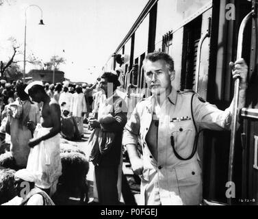 Pellicola originale titolo: BHOWANI JUNCTION. Titolo inglese: BHOWANI JUNCTION. Regista: George Cukor. Anno: 1956. Stelle: STEWART GRANGER. Credito: M.G.M / Album Foto Stock