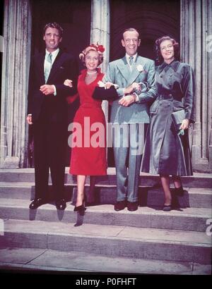 Pellicola originale titolo: Royal Wedding. Titolo inglese: Royal Wedding. Regista: Stanley Donen. Anno: 1951. Stelle: PETER LAWFORD; Fred Astaire; JANE POWELL; SARAH CHURCHILL. Credito: M.G.M / Album Foto Stock