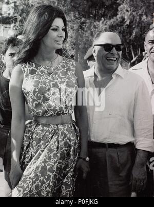 Stelle: SOPHIA LOREN; CARLO PONTI. Foto Stock