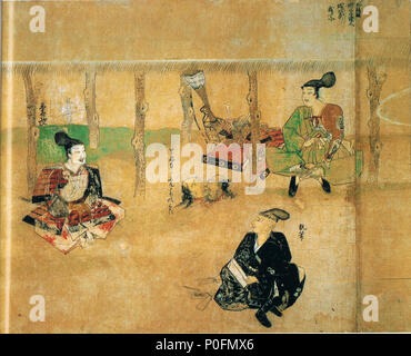 日本語: '蒙古襲来絵詞'後巻 絵二十一 【弘安の役】肥後国守護の