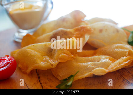 Torta tartara con carni e spezie Foto Stock