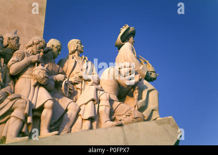 1993 MONUMENTO STORICO AI NAVIGATORI SCOPERTE PRINCIPE ENRICO IL NAVIGATORE (©COTTINELLI TELMO & DE ALMEIDA 1960) LISBONA PORTOGALLO Foto Stock