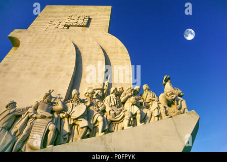 1993 MONUMENTO STORICO AI NAVIGATORI SCOPERTE PRINCIPE ENRICO IL NAVIGATORE (©COTTINELLI TELMO & DE ALMEIDA 1960) LISBONA PORTOGALLO Foto Stock