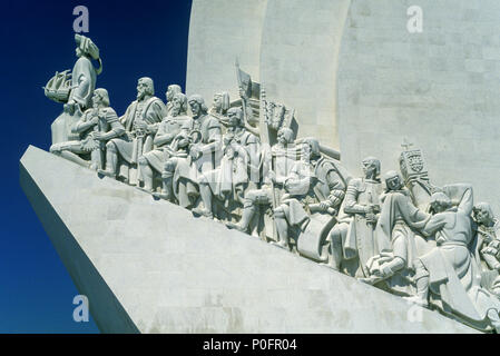 1993 MONUMENTO STORICO AI NAVIGATORI SCOPERTE PRINCIPE ENRICO IL NAVIGATORE (©COTTINELLI TELMO & DE ALMEIDA 1960) LISBONA PORTOGALLO Foto Stock