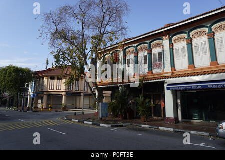 Heritage negozio casa uffici lungo Joo Chiat Road,Singapore Foto Stock