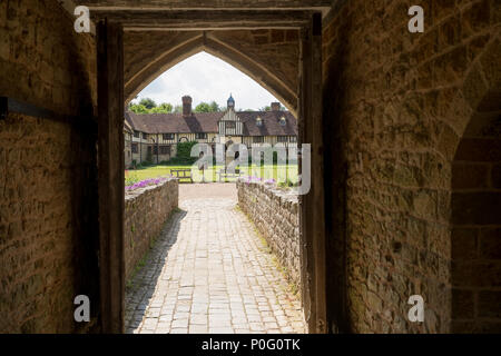 Ightham Mote, Ightham, Kent, England, Regno Unito Foto Stock