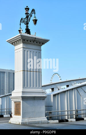 Anderson Bridge, Singapore Foto Stock