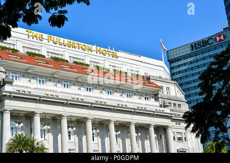 Singapore Central Business District Foto Stock