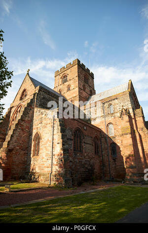 Chiesa Cattedrale della Santa e indivisa Trinità conosciuta come Cattedrale di Carlisle Carlisle Cumbria Inghilterra REGNO UNITO Foto Stock