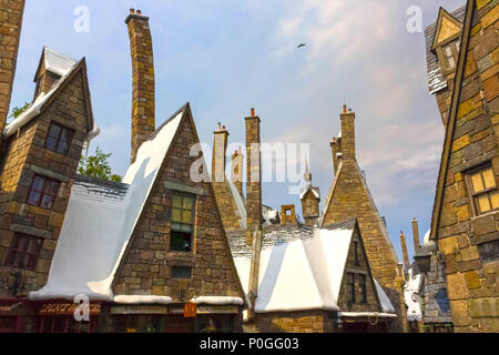 Orlando, Florida, Stati Uniti d'America - 09 Maggio 2018: Il mondo di Wizarding di Harry Potter Foto Stock