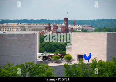 Stati Uniti Washington D.C. Musei sul National Mall Smithsonian e le Gallerie Nazionali Foto Stock