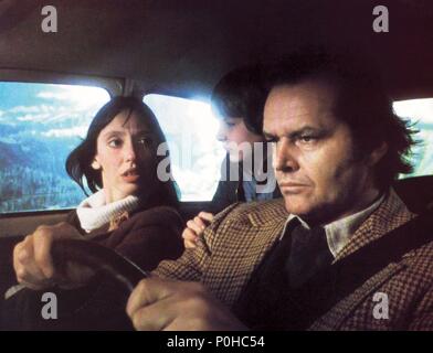 Pellicola originale titolo: La splendente. Titolo italiano: la splendente. Regista: Stanley Kubrick. Anno: 1980. Stelle: SHELLEY DUVALL; Jack Nicholson; DANNY LLOYD. Credito: WARNER BROTHERS / Album Foto Stock