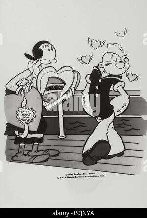Pellicola originale titolo: Popeye il marinaio. Titolo inglese: Popeye il marinaio. Anno: 1960. Credito: KING FEATURES SYNDICATE / Album Foto Stock