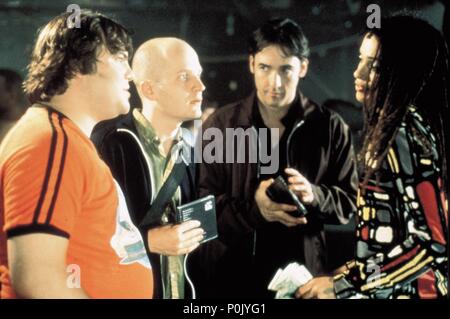 Pellicola originale titolo: ad alta fedeltà. Titolo inglese: alta fedeltà. Regista: Stephen Frears. Anno: 2000. Stelle: Jack Black; LISA BONET; John Cusack; TODD LOUISO. Credito: Moseley, MELISSA / Album Foto Stock