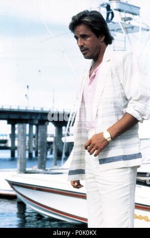 Pellicola originale titolo: Miami Vice. Titolo inglese: Miami Vice. Anno: 1984. Stelle: Don Johnson. Credito: TV universale / Album Foto Stock