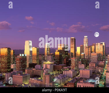 1995 Centro storico skyline di LOS ANGELES CALIFORNIA USA Foto Stock