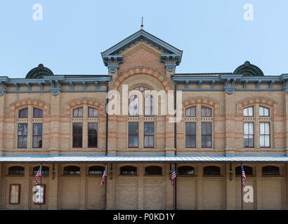 Stafford storica Opera House. Columbus City in Colorado County nel sud-est della Texas, Stati Uniti Foto Stock