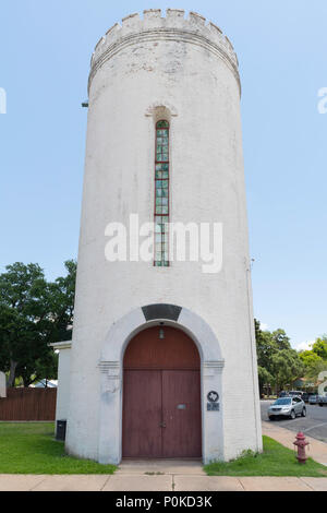 Accampati Memorial Museum e Veterani Hall. Columbus City in Colorado County nel sud-est della Texas, Stati Uniti Foto Stock