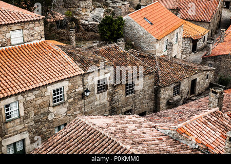 Villaggio storico Figueira de Castelo Rodrigo, Portogallo Foto Stock