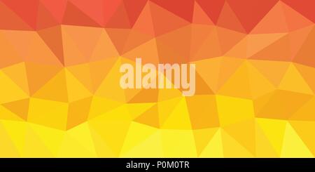 Giallo arancione, bassa poli vettore gradiente texture. Colorata illustrazione poligonale, buono come un telefono cellulare, materiale di marketing o lo sfondo del sito web. Tutti Illustrazione Vettoriale