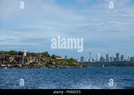Sydney skyline della città da teste di Sydney Foto Stock