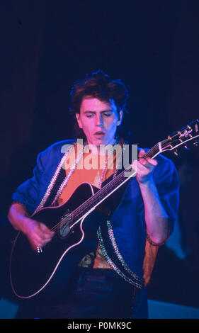 Duran Duran a Wembley Arena 1983: John Taylor Foto Stock