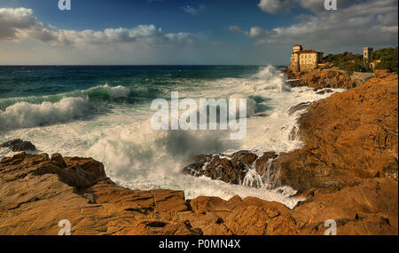 Castello del Boccale. Livorno. Toscana. L'Italia. Foto Stock