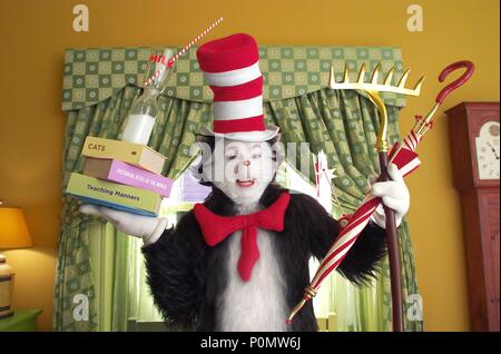 Pellicola originale titolo: DR. SEUSS' il gatto nel cappello. Titolo inglese: DR. SEUSS' il gatto nel cappello. Regista: BO WELCH. Anno: 2003. Stelle: Mike Myers. Credito: Universal Studios/DREAMWORKS / GORDON, MELINDA Luisa Rossi / Album Foto Stock