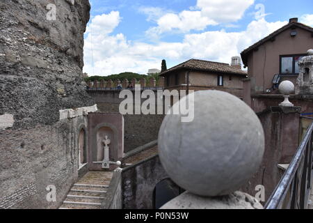 Roma, 17 maggio 2018, reportage da S. Angelo. Esterne e interne. Le architetture di esterni. Foto Stock