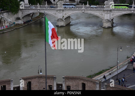 Roma, 17 maggio 2018, reportage da S. Angelo. Esterne e interne. Panorama. Foto Stock