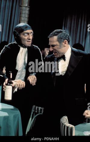 Pellicola originale titolo: film muto. Titolo inglese: film muto. Regista: Mel Brooks. Anno: 1976. Stelle: Mel brooks, MARTY FELDMAN. Credito: CROSSBOW PRODUCTIONS / Album Foto Stock