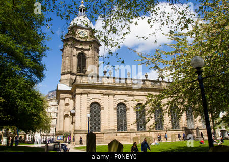 Chiesa cattedrale di San Filippo, Colmore Row Foto Stock