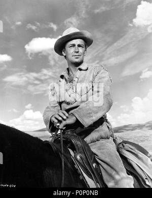 Pellicola originale titolo: Shane. Titolo inglese: Shane. Regista: George Stevens. Anno: 1953. Stelle: Alan Ladd. Credito: Paramount Pictures / Album Foto Stock