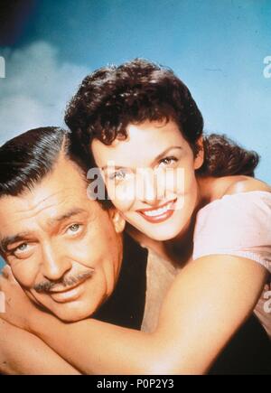 Pellicola originale titolo: gli alti uomini. Titolo italiano: gli alti uomini. Regista: RAOUL WALSH. Anno: 1955. Stelle: Clark Gable. Credito: 20TH CENTURY FOX / Album Foto Stock