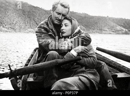 Pellicola originale titolo: EL UOMO DI PAGLIA. Titolo italiano: un uomo di paglia. Regista: Pietro Germi. Anno: 1958. Stelle: Pietro Germi; FRANCA BETTOJA. Credito: CINECITTA/VIDES CINEMATOGRAFICA/LUX / Album Foto Stock