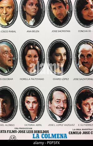 Pellicola originale titolo: COLMENA, LA. Titolo inglese: l'alveare. Regista: MARIO CAMUS. Anno: 1982. Credito: AGATA FILM / Album Foto Stock
