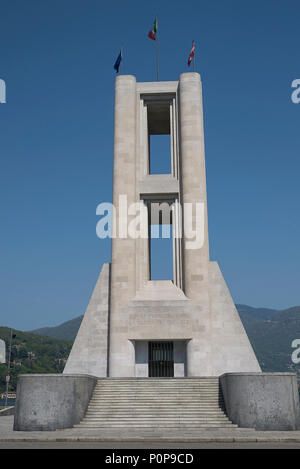 Como, Italia - 22 Aprile 2018: Monumento ai Caduti (Monumento ai Caduti) Foto Stock