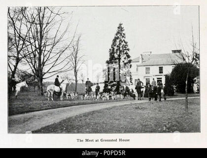 Foglie di un diario di caccia in Essex p.191 - Greensted House. Foto Stock