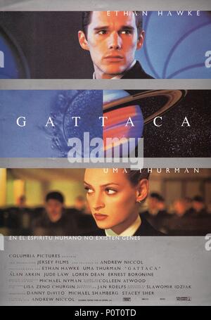 Pellicola originale titolo: GATTACA. Titolo inglese: GATTACA. Regista: Andrew Niccol. Anno: 1997. Credito: COLUMBIA TRI STAR / Album Foto Stock