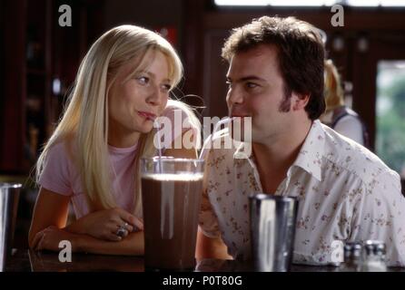 Pellicola originale titolo: SHALLOW HAL. Titolo inglese: SHALLOW HAL. Regista: BOBBY & Peter Farrelly; BOBBY FARRELLY; Peter Farrelly. Anno: 2001. Stelle: Jack Black; Gwyneth Paltrow. Credito: 20TH CENTURY FOX / WATSON, Glen / Album Foto Stock