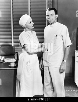 Pellicola originale titolo: non come un estraneo. Titolo inglese: non come un estraneo. Regista: Stanley Kramer. Anno: 1955. Stelle: Olivia de Havilland; FRANK SINATRA. Credito: United Artists / Album Foto Stock