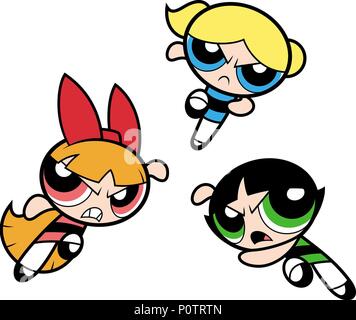 Pellicola originale titolo: le Superchicche. Titolo inglese: il powerpuff girls. Regista: CRAIG MCCRACKEN. Anno: 2002. Credito: Cartoon Network/WARNER BROS / Album Foto Stock