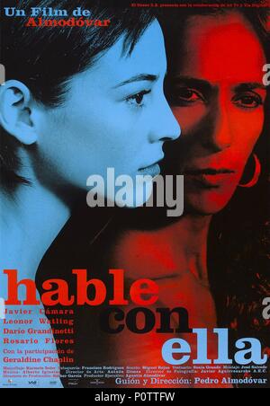 Pellicola originale titolo: HABLE CON ELLA. Titolo inglese: parlare con lei. Regista: Pedro Almodovar. Anno: 2002. Credito: EL DESEO S.A / BRACHO, Miguel / Album Foto Stock