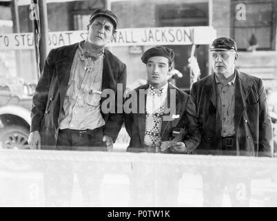 Pellicola originale titolo: STEAMBOAT BILL JR. Titolo inglese: STEAMBOAT BILL JR. Regista: CHARLES REISNER. Anno: 1928. Stelle: BUSTER KEATON; ERNEST TORRENCE. Credito: United Artists / Album Foto Stock