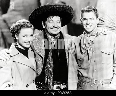 Pellicola originale titolo: L'uomo cattivo. Titolo inglese: l'uomo cattivo. Regista: RICHARD THORPE. Anno: 1941. Stelle: WALLACE BEERY; RONALD REAGAN; LARAINE DAY. Credito: M.G.M / Album Foto Stock