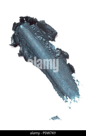 Isolato astratta spessa scura rossetto ombra su sfondo bianco Foto Stock